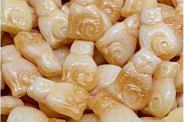 Cat beads 17x11mm - Image 1