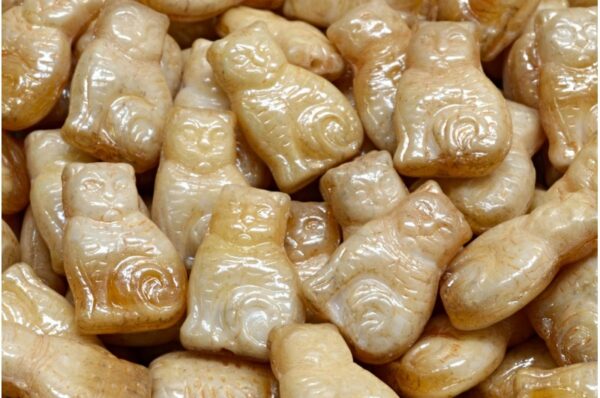 Cat beads 17x11mm - Image 1