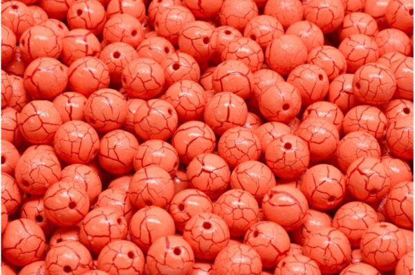 Round Druck Beads 6mm - Image 1