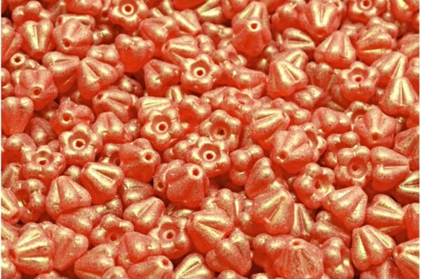 Bell Flower Beads 4x6mm - Image 1