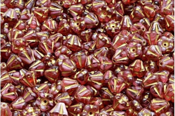 Bell Flower Beads 4x6mm - Image 1