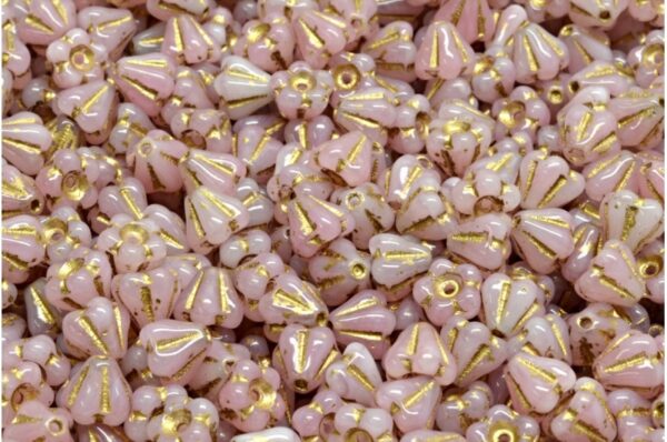 Bell Flower Beads 4x6mm - Image 1