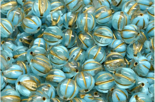 Melon Beads 8x8mm - Image 1