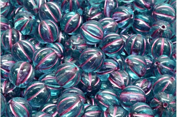 Melon Beads 8x8mm - Image 1