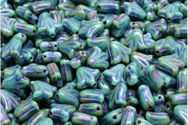 Lily Flower Beads 9x9mm - Image 1