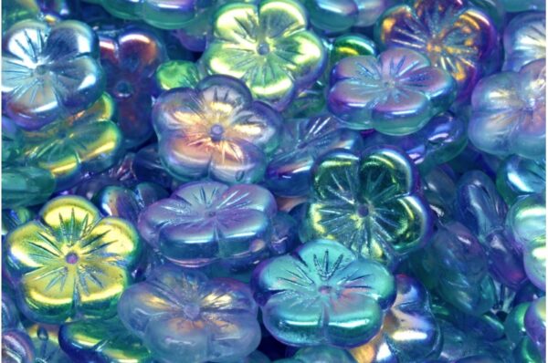 Apple Flower Beads 14x14mm - Image 1