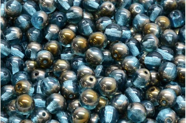 Round Druck Beads 6mm - Image 1