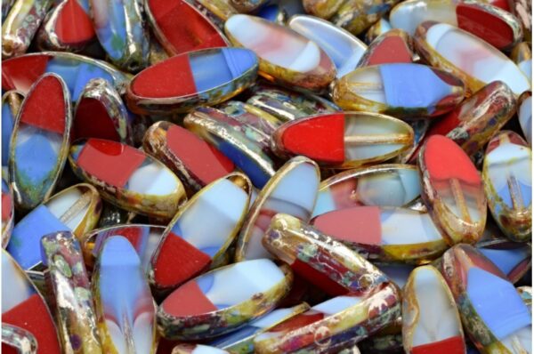 TCB Ship Flat Beads 16x6mm - Image 1