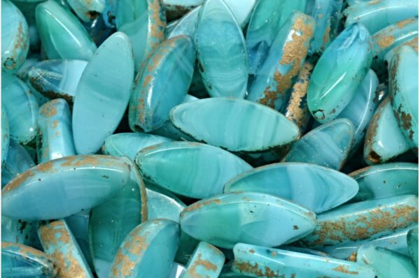 TCB Ship Flat Beads 18x7mm - Image 1