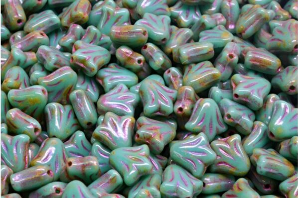 Lily Flower Beads 9x9mm - Image 1