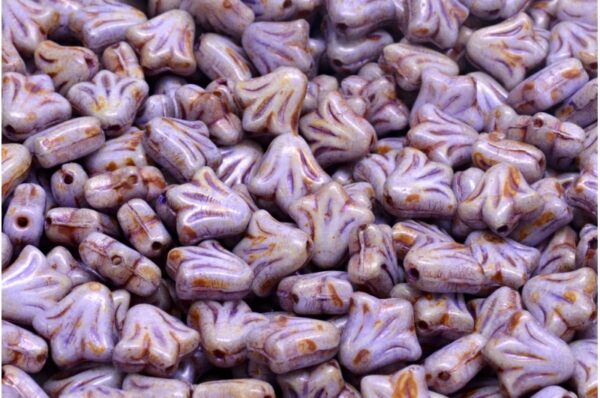 Lily Flower Beads 9x9mm - Image 1