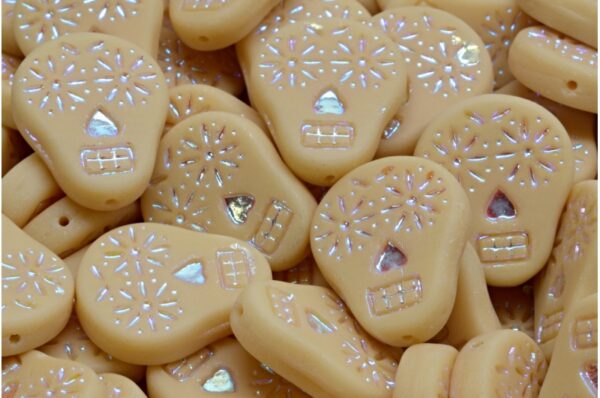 Sugar Skull Beads 20x16mm - Image 1
