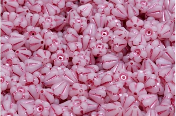 Bell Flower Beads 4x6mm - Image 1