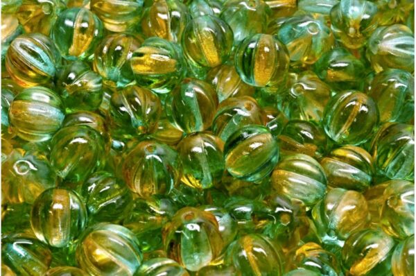 Melon Beads 8x8mm - Image 1