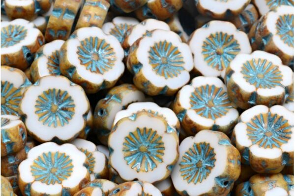TCB Hawaiian Flower Beads 14x14mm  - Image 1