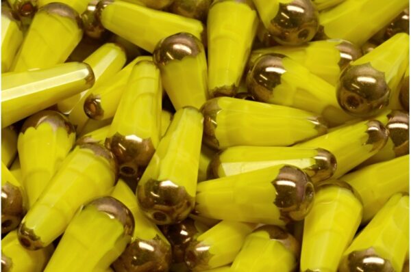 Firepolished Drop Beads 20x9mm - Image 1