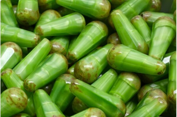 Firepolished Drop Beads 20x9mm - Image 1