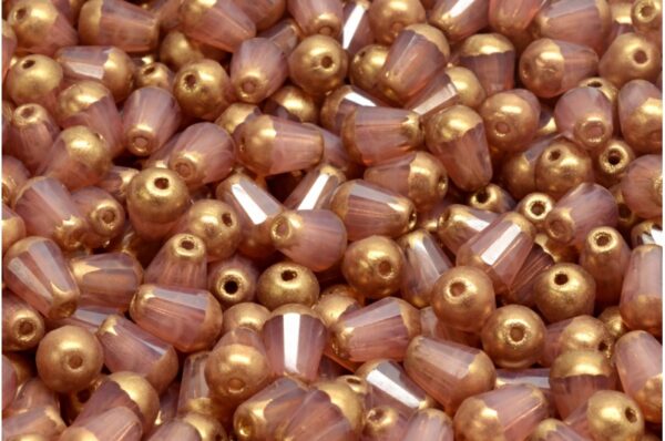 Firepolished Drop Beads 8x6mm - Image 1