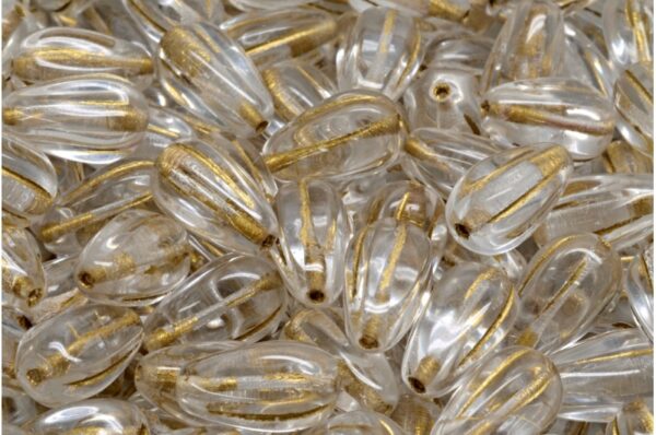 Drop Melon Beads 13x8mm - Image 1