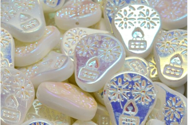 Sugar Skull Beads 20x16mm - Image 1