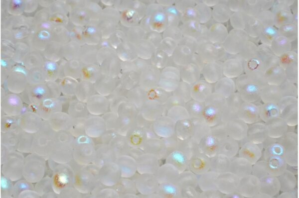 Round Druck Beads 4mm - Image 1