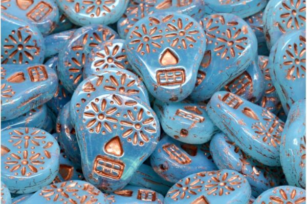 Sugar Skull Beads 20x16mm - Image 1