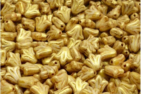 Lily Flower Beads 9x9mm - Image 1