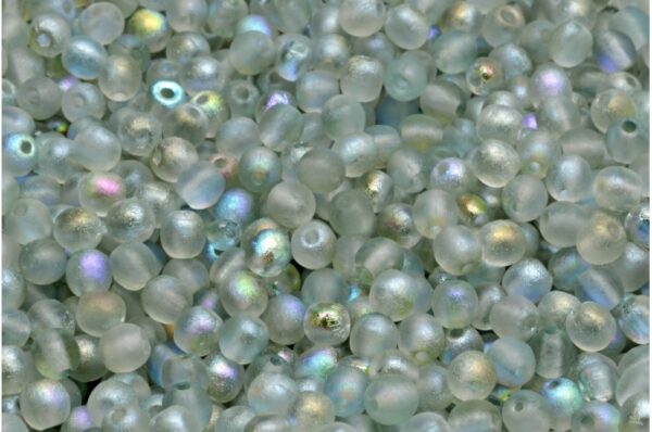 Round Druck Beads 4mm - Image 1