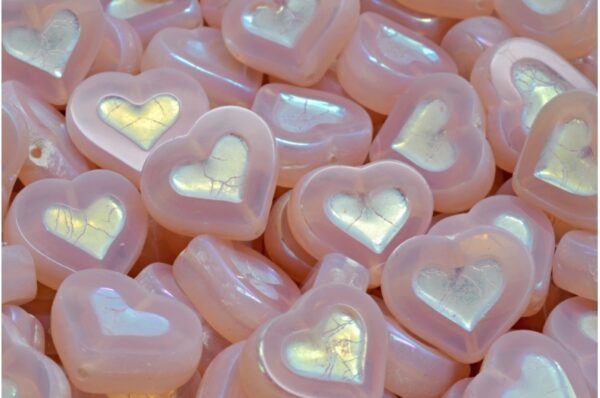 TCB Heart Beads 14x12mm - Image 1