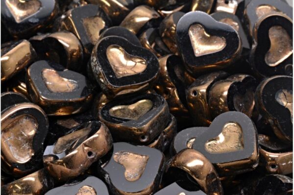 TCB Heart Beads 14x12mm - Image 1