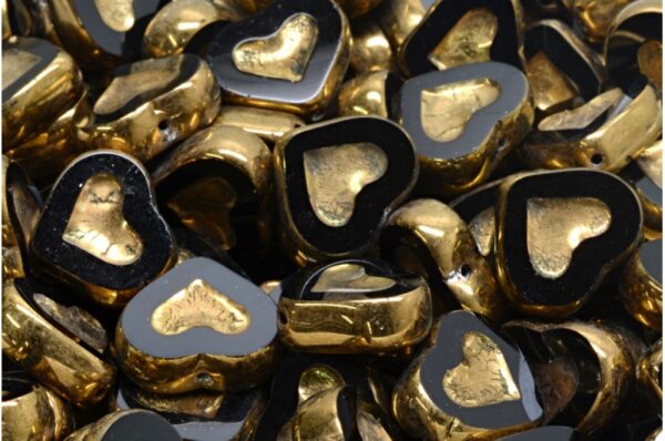 TCB Heart Beads 14x12mm - Image 1