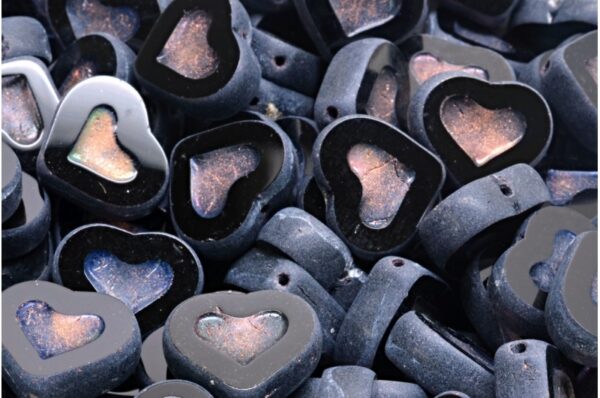 TCB Heart Beads 14x12mm - Image 1