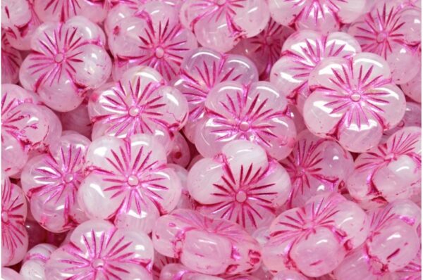 Cherry Flower Beads 14x14mm - Image 1