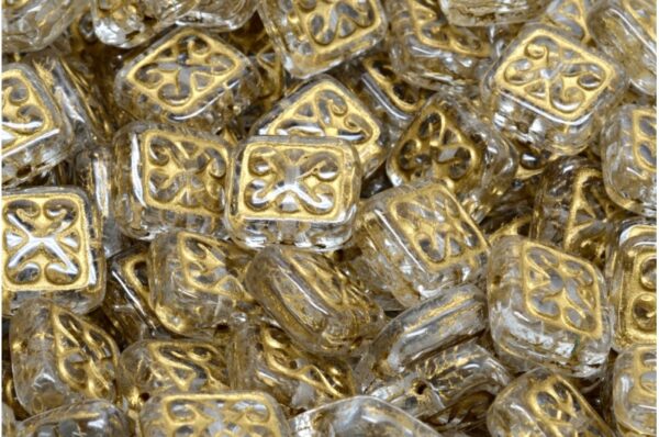 Ornamental Cushion Beads 11x12mm - Image 1