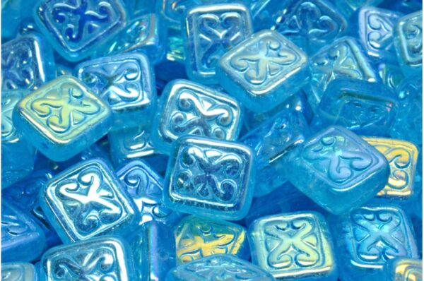 Ornamental Cushion Beads 11x12mm - Image 1