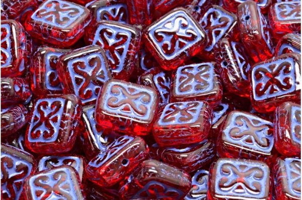 Ornamental Cushion Beads 11x12mm - Image 1