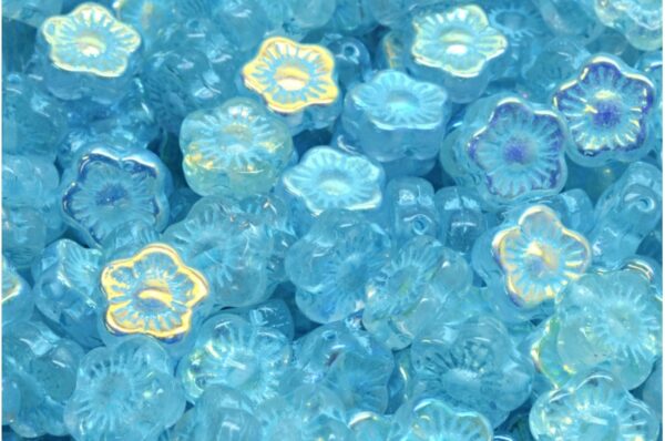 Sunset Flower Beads 10x10mm - Image 1