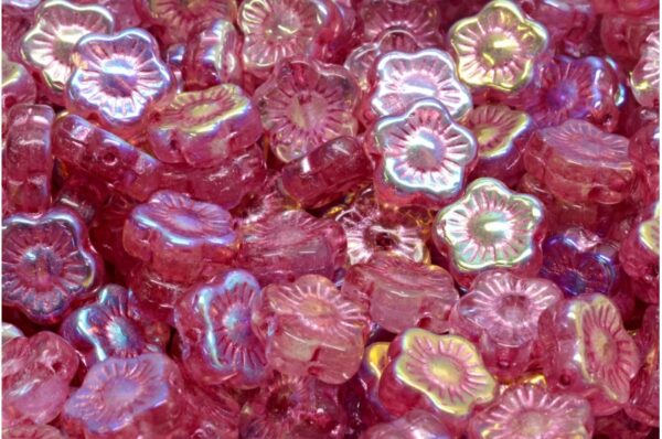 Sunset Flower Beads 10x10mm - Image 1