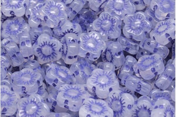 Sunset Flower Beads 10x10mm - Image 1