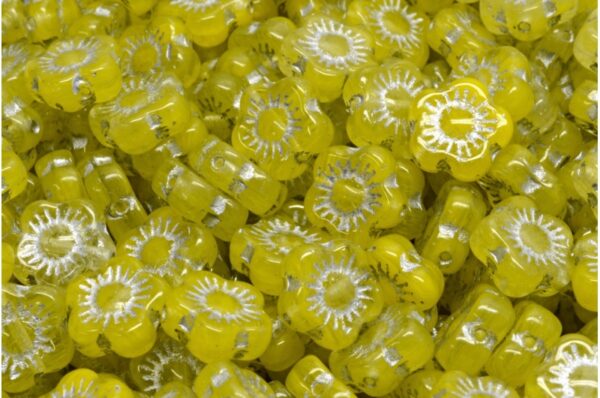 Sunset Flower Beads 10x10mm - Image 1