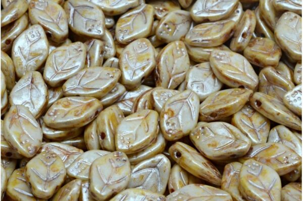 Cherry Leaf Beads 7x12mm - Image 1