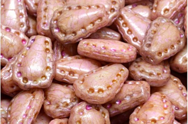 Lacy Tear Drop  Beads 17x12mm - Image 1