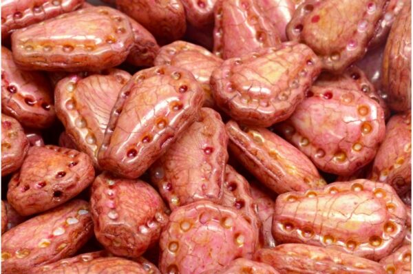 Lacy Tear Drop  Beads 17x12mm - Image 1