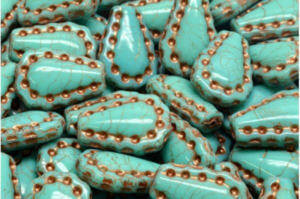 Lacy Tear Drop  Beads 17x12mm - Image 1