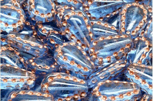 Lacy Tear Drop  Beads 17x12mm - Image 1