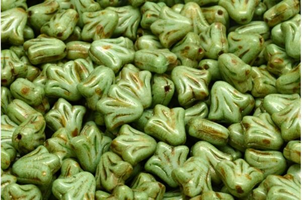 Lily Flower Beads 9x9mm - Image 1