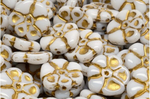 Primrose flower beads 15x15mm - Image 1