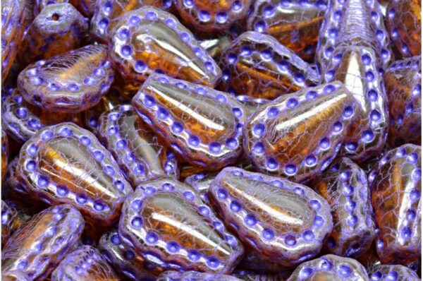 Lacy Tear Drop  Beads 17x12mm - Image 1
