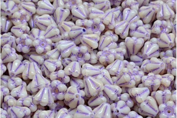 Bell Flower Beads 4x6mm - Image 1