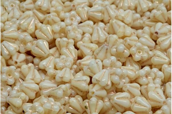 Bell Flower Beads 4x6mm - Image 1